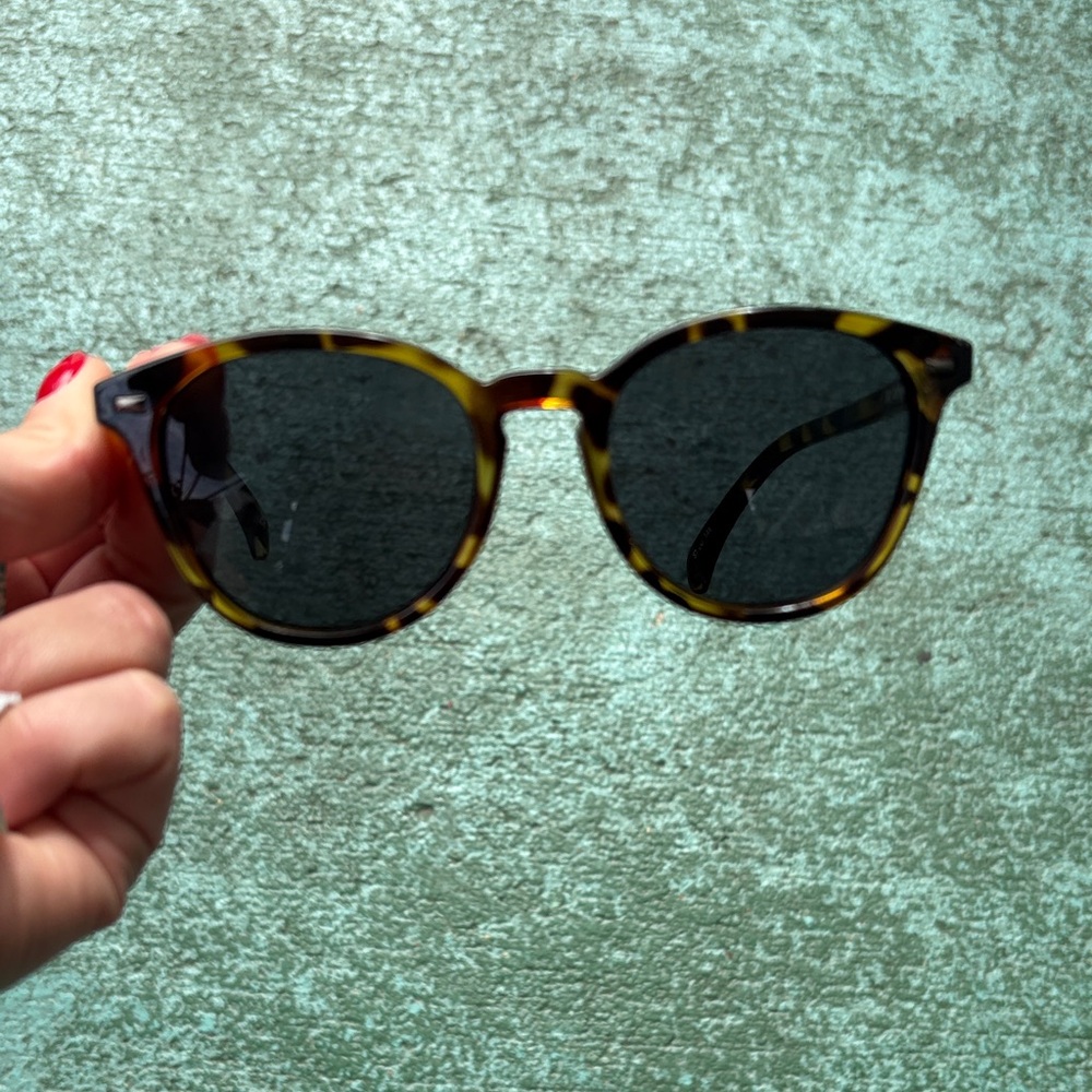 Le Specs Amber Sunglasses with Dark Lenses